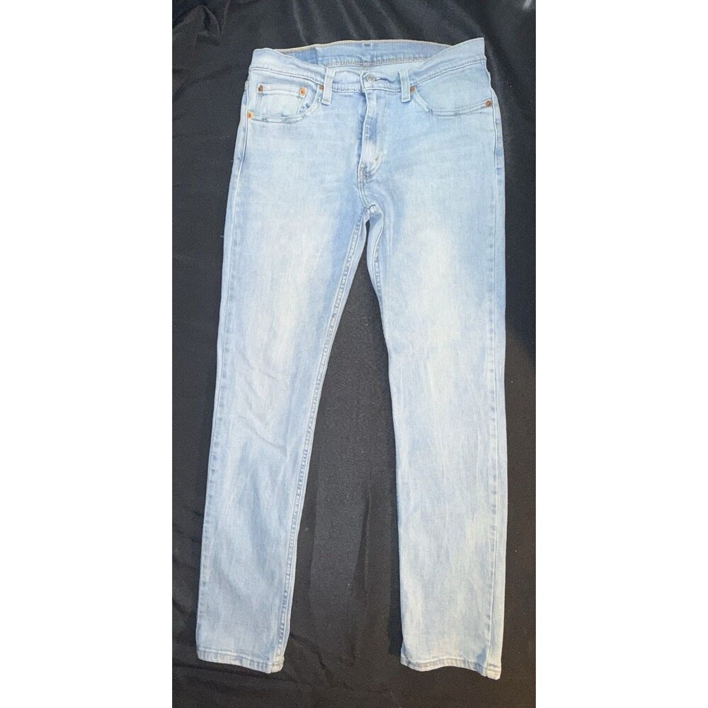Levi’s 511 Men’s Jeans W31 Light Wash Slim Fit Stretch Denim Distressed